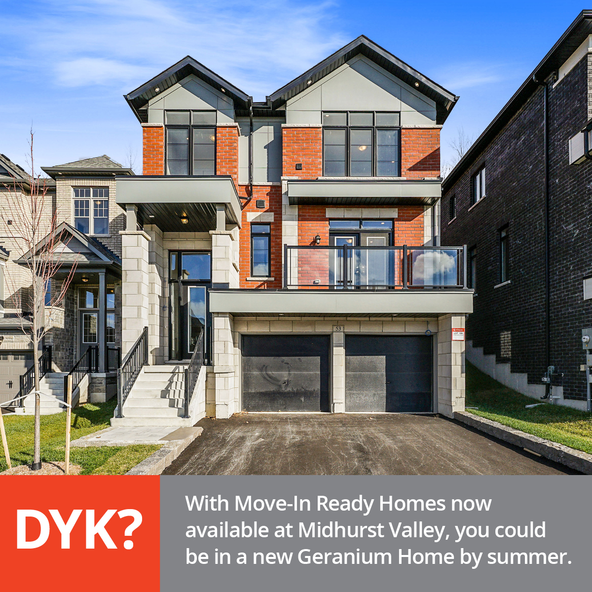 DYK? 
With move-in ready homes now available at Midhurst Valley, you could be in your new Geranium home by summer, just in time to enjoy everything Lake Simcoe has to offer.

For details visit tinyurl.com/MdhrstV25

#midhurstvalley #moveinnow
