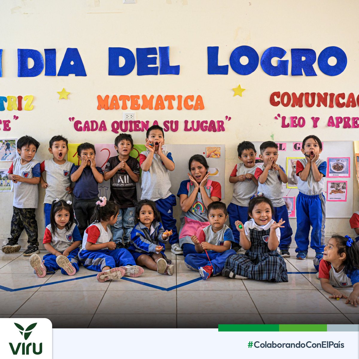 ADASPeru's tweet photo. Felicitamos a Viru Group por la construcción e implementación de la I.E. Nº2117, beneficiando a 170 niños y niñas del centro poblado Victor Raul, que ahora cuentan con 6 aulas, comedor, patios, zonas de juego y servicios higiénicos. https://t.co/yPiWjAabFo