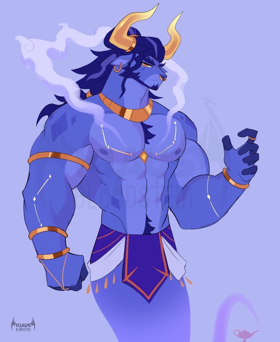 I made a lamp genie, make a wish