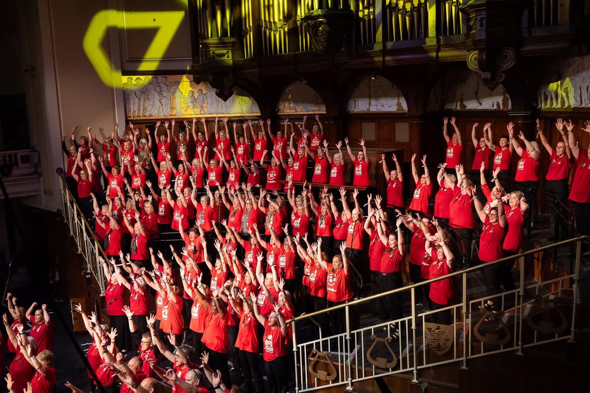 AFOChoir's tweet photo. 🎉 We’re ranked 375th in the world &amp; 10th in Great Britain in the @INTERKULTUR_com rankings! 🌍🎶
Amazing for a non-audition community choir from East/North Yorkshire &amp; Lincolnshire! 💛
Thanks to every singer &amp; supporter!
📸 Ian Wallace
🔗 https://t.co/GZg9BGV36N https://t.co/p5KPYHg1P7