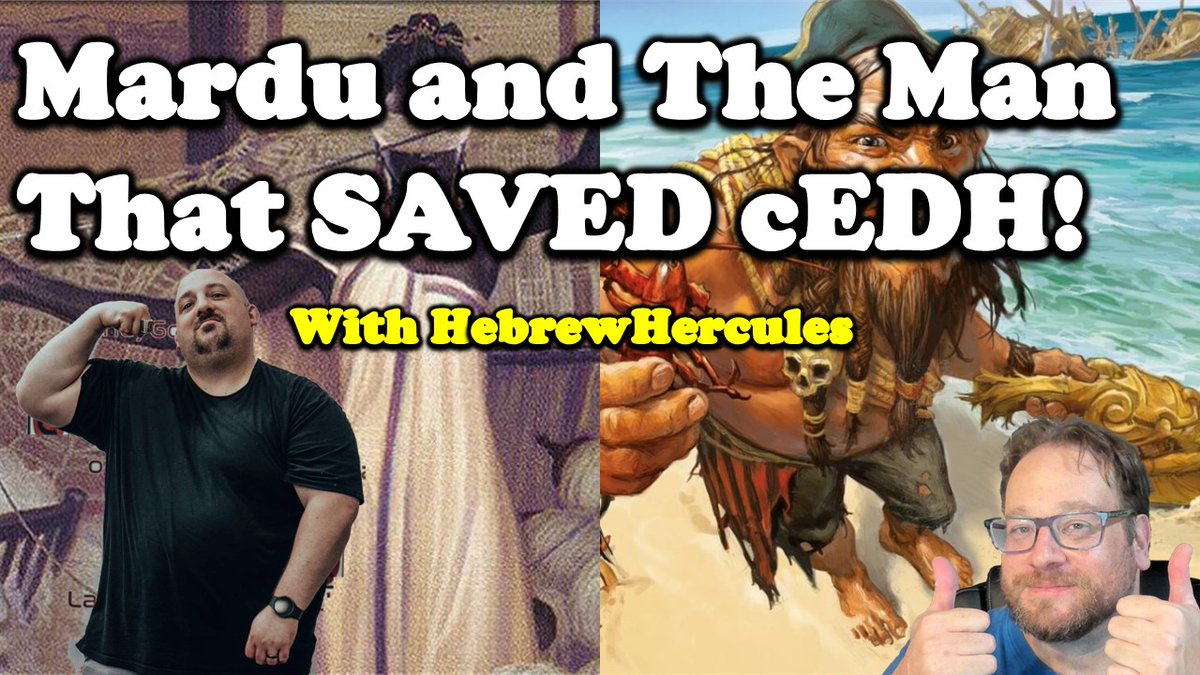 New Win and In episode, the mardu master himself HebrewHercules, champion of the Land, Go! Open joins me to talk about how Mardu saved cEDH.  Link is below!