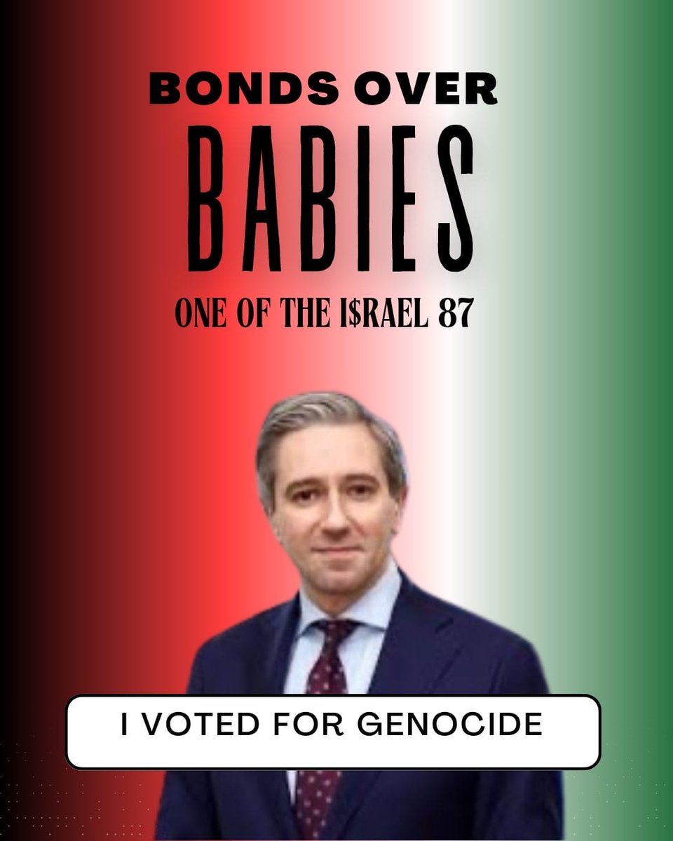 You are a disgrace to humankind <a href="/SimonHarrisTD/">Simon Harris TD</a> <a href="/MichealMartinTD/">Micheál Martin</a> 

Bonds and bombs over babies - how can you live with yourselves!