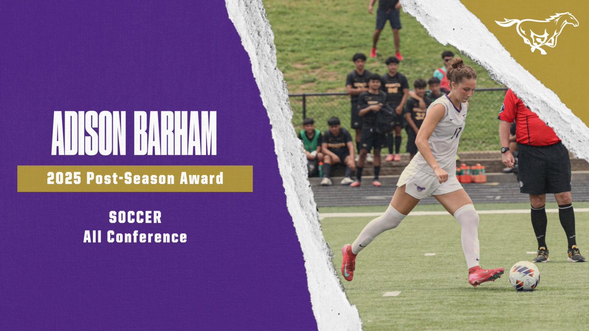 Congratulations, Adison Barham, on your 2025 post-season award in soccer!