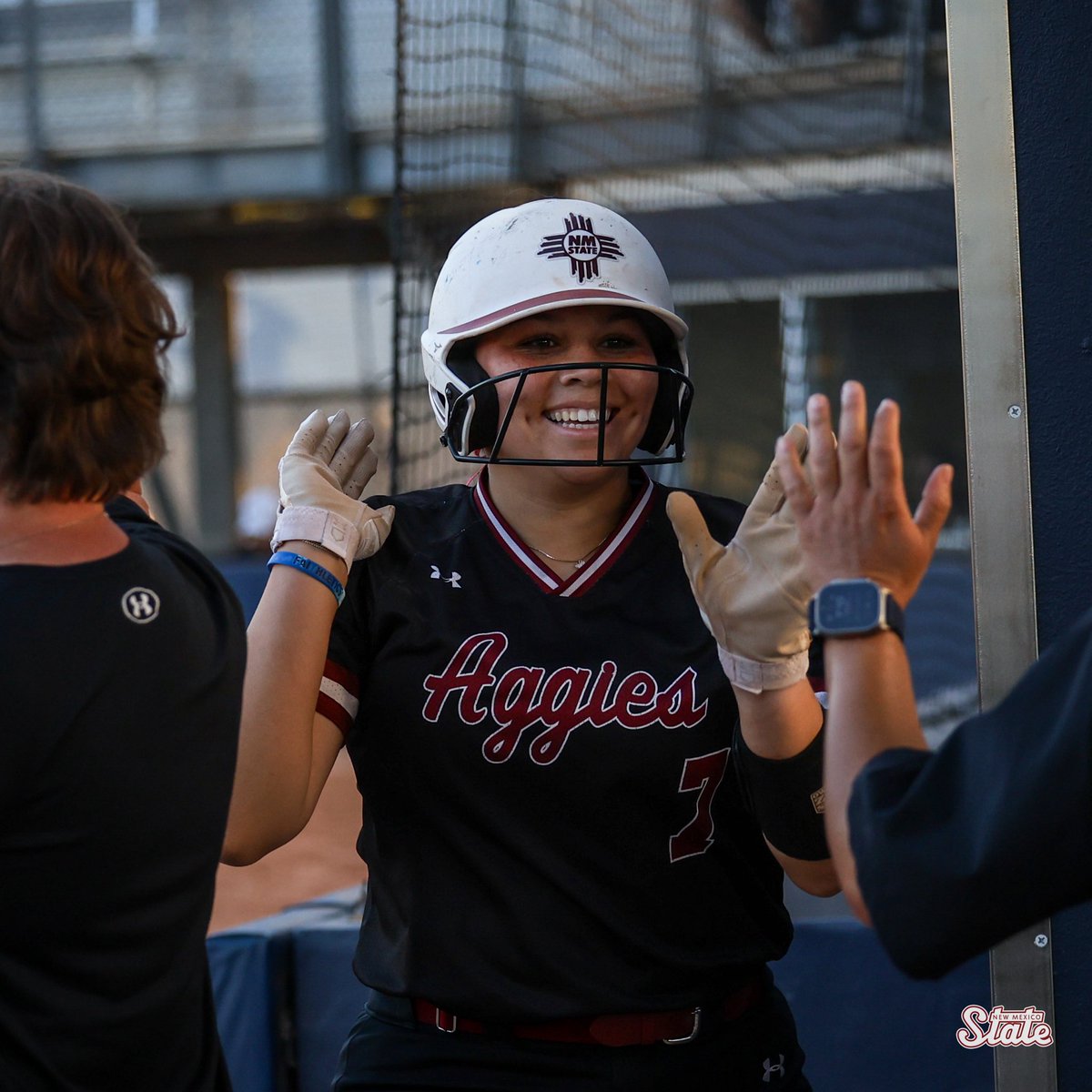 NMStateSoftball's tweet image. ๐ฏ๐๐๐๐ ๐ฉ๐๐๐๐๐
๐๐, ๐บ๐๐๐๐! 7๏ธโฃ
Hope your day is as amazing as you are, Kendal ๐ฅณ
#AggieUp