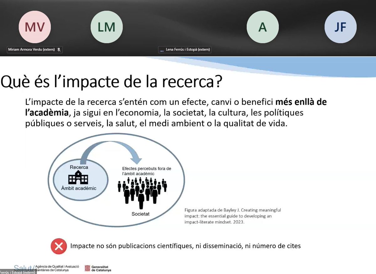 AQuAS (@aquascat) on Twitter photo Avui participem a la sessió "La competència de recerca de les Infermeres de Pràctica avançada" de la <a href="/UABBarcelona/">Universitat Autònoma de Barcelona</a>.
🗣️ Paula Adam i Esther Vizcaino (Lab Recerca #AQuAS) parlen del valor de la recerca infermera i presenten cassos d'impacte derivats de les convocatòries #PERIS. Avui participem a la sessió "La competència de recerca de les Infermeres de Pràctica avançada" de la <a href="/UABBarcelona/">Universitat Autònoma de Barcelona</a>.
🗣️ Paula Adam i Esther Vizcaino (Lab Recerca #AQuAS) parlen del valor de la recerca infermera i presenten cassos d'impacte derivats de les convocatòries #PERIS.