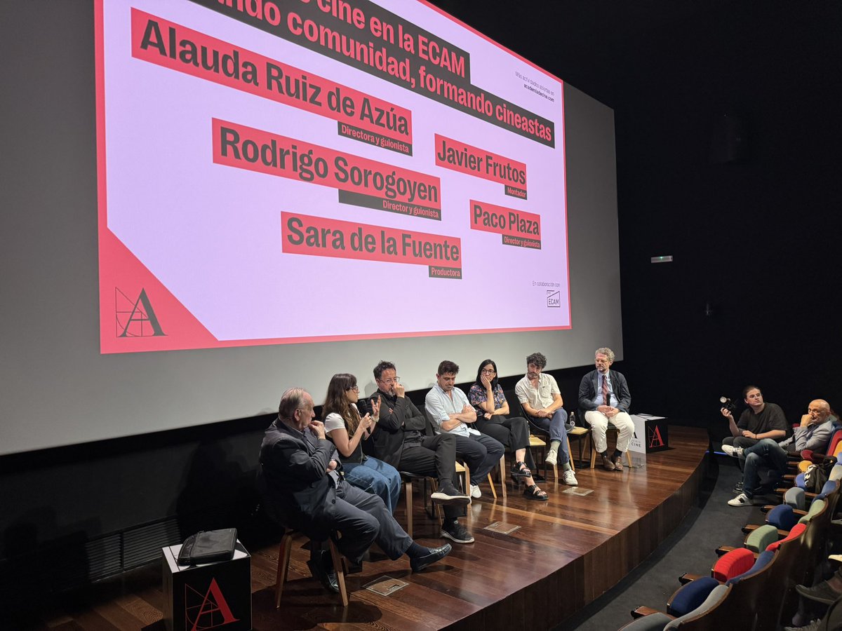 ECAM (@ecam_) on Twitter photo 🎬 30 años formando cineastas.
Hoy, en la <a href="/Academiadecine/">Academia de Cine</a>, celebramos el camino de la ECAM: comunidad, enseñanza y compromiso con la industria audiovisual. Gracias por este espacio de diálogo y memoria. Seguimos creando futuro.
#ECAM 🎬 30 años formando cineastas.
Hoy, en la <a href="/Academiadecine/">Academia de Cine</a>, celebramos el camino de la ECAM: comunidad, enseñanza y compromiso con la industria audiovisual. Gracias por este espacio de diálogo y memoria. Seguimos creando futuro.
#ECAM