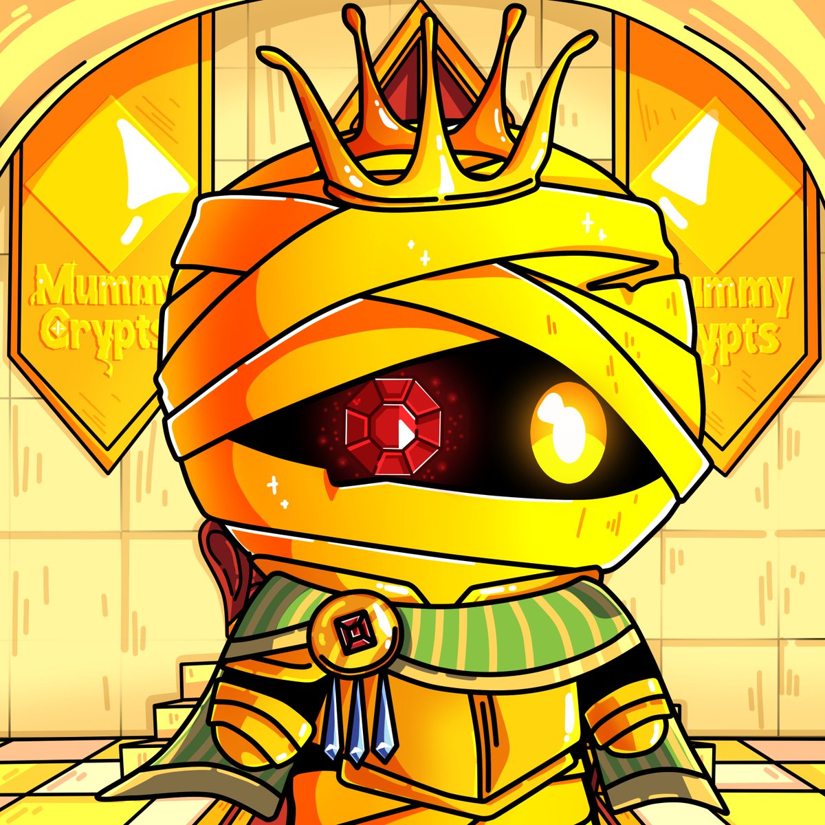 The King is chosen. 👑
Gold mummy collecting #ETH wallets to capture crypts!

Check your availability here: 👇
alphabot.app/_/mummy_crypts