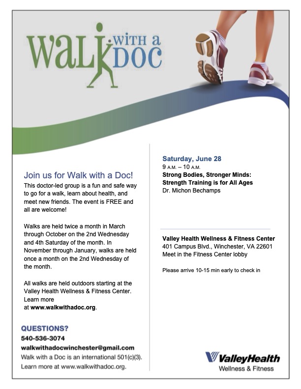 ShenUEIM's tweet photo. Strength training is for everyone, and an important component of a healthy lifestyle! Come learn more on June 28 at Walk with a Doc 💪💪💪 https://t.co/S8plIFWPie