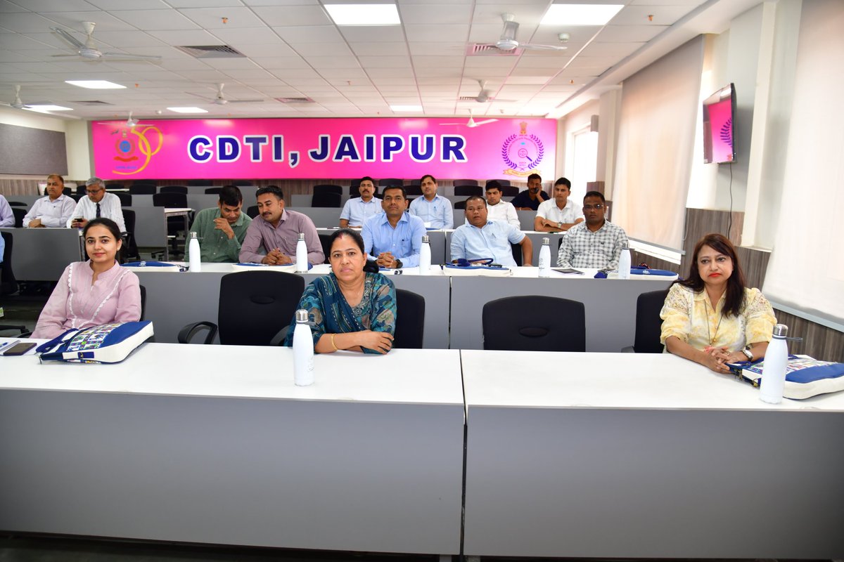 CDTIJaipurRj's tweet photo. A 03 days  course on Prevention of Child in Digital  Space &amp; Challenge of CSAM was conducted on May 26-28, 2025 at CDTI Jaipur for 19  officers of Police &amp; CAPF  from various States .  Dr. Amandeep Singh Kapoor, IPS, Director, CDTI Jaipur graced the valedictory session. https://t.co/sECoVfx1ne