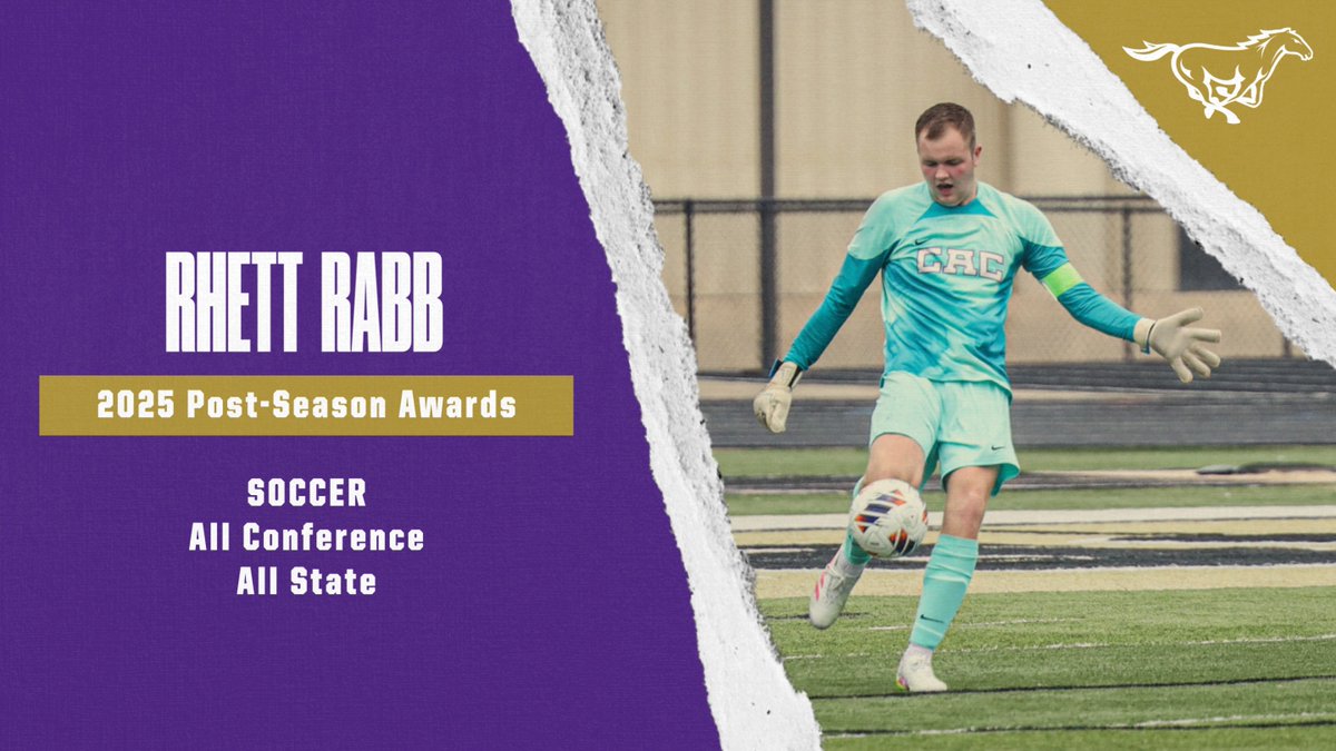 Congratulations, Rhett Rabb, on your 2025 post-season awards in soccer!