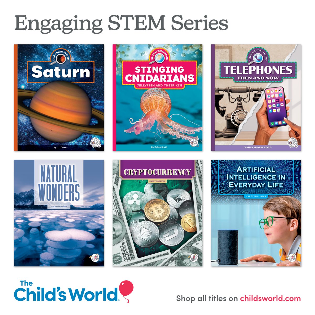 Explore an engaging collection of #STEM series designed for young readers. These thoughtfully crafted titles introduce core concepts in STEM through simple language and vibrant illustrations—making complex ideas fun and approachable.

Learn more: bit.ly/4mIaSkP