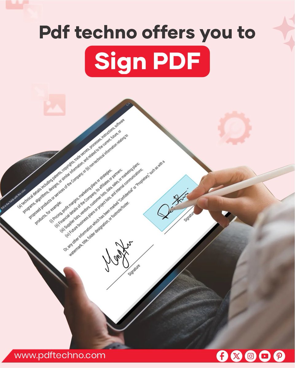pdftechno's tweet image. Ditch the printer and sign documents digitally with PDF Techno! 🖋️💻
Go paperless, fast, and smart — anytime, anywhere! 🚀📄
#SignPDF #GoPaperless #DigitalSignature #PDFTechno #SmartWork #SaveTime #EcoFriendly