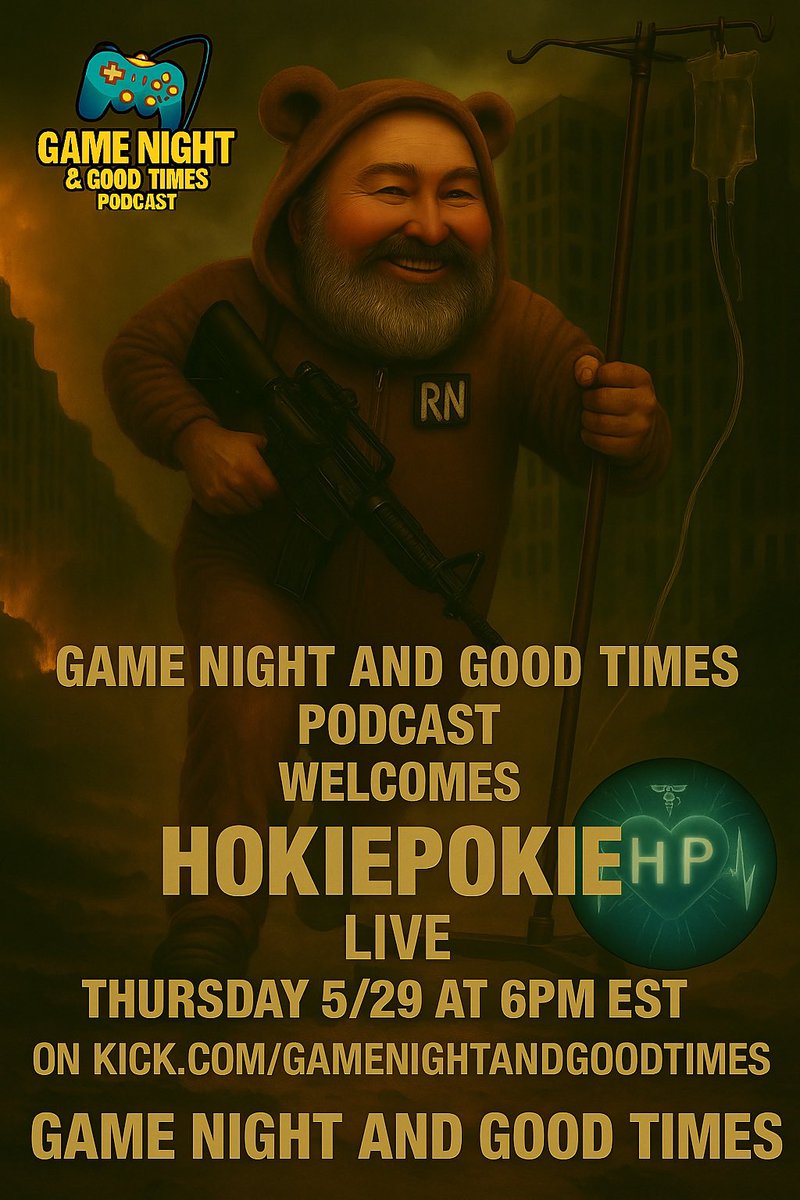 GameNightAndGoodtime (@gngtpodcast) on Twitter photo Our next guest this Thursday 6pm get ready for another amazing game night <a href="/RealHokiePokie/">Hokie Pokie</a> #podcastandchillnetwork #podcastandchill #podcast #GamingNews #gamingvideos Our next guest this Thursday 6pm get ready for another amazing game night <a href="/RealHokiePokie/">Hokie Pokie</a> #podcastandchillnetwork #podcastandchill #podcast #GamingNews #gamingvideos