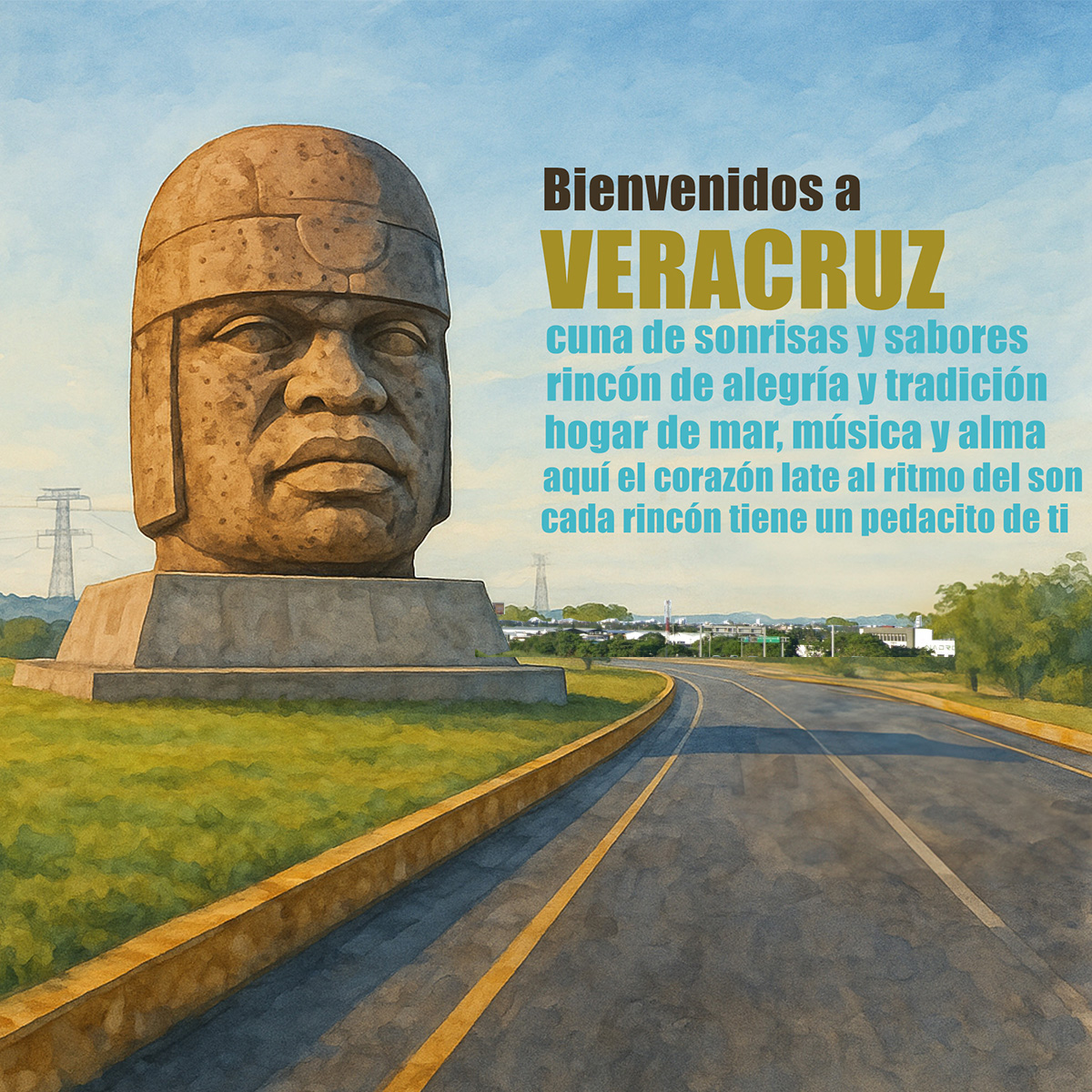 love_veracruz_'s tweet image. Cuando ves la colosal cabeza #olmeca, sabes que ya estás en #Veracruz. Para algunos es solo una piedra, pero para ti, es la señal de que volviste a casa.