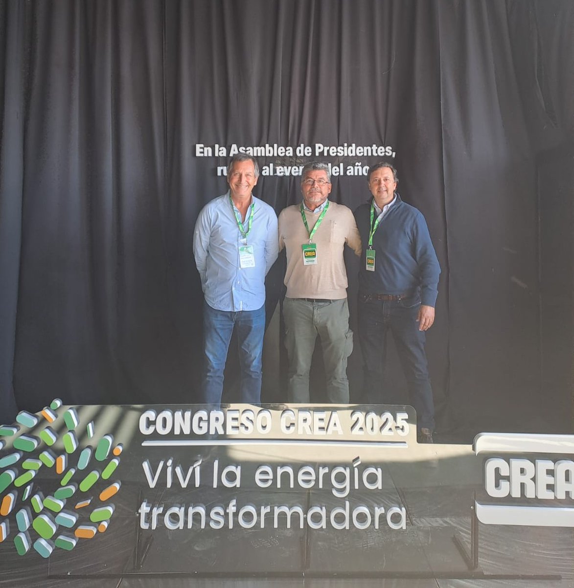 Presentes en la Asamblea de Presidentes de <a href="/crea_arg/">CREA</a> , donde conocimos sus proyectos en marcha y participamos del lanzamiento del Congreso CREA 2025 🇦🇷  ¡Gracias por recibirnos!
#SomosCREA