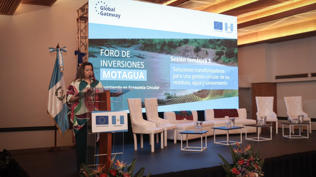 Alianzas Para el Desarrollo (@alianzasag) on Twitter photo Inicia el 2do día del #ForoDeInversionesMotagua, organizado por <a href="/UEGuatemala/">Unión Europea en Guatemala</a> en el Centro de Convenciones de <a href="/AGEXPORTGT/">AGEXPORT</a> con la sesión temática "Soluciones transformadoras para una gestión circular de los residuos, agua y saneamiento" como parte de la iniciativa #GlobalGateway✅ Inicia el 2do día del #ForoDeInversionesMotagua, organizado por <a href="/UEGuatemala/">Unión Europea en Guatemala</a> en el Centro de Convenciones de <a href="/AGEXPORTGT/">AGEXPORT</a> con la sesión temática "Soluciones transformadoras para una gestión circular de los residuos, agua y saneamiento" como parte de la iniciativa #GlobalGateway✅