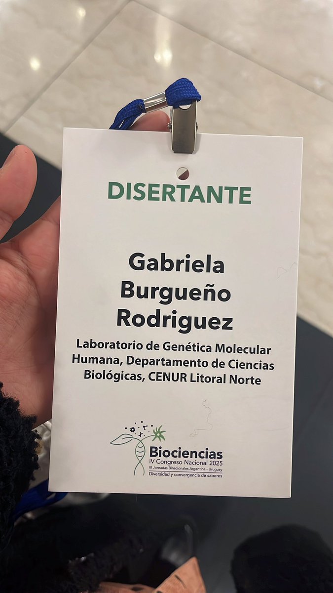 Participando del IV Congreso Nacional de Biociencias