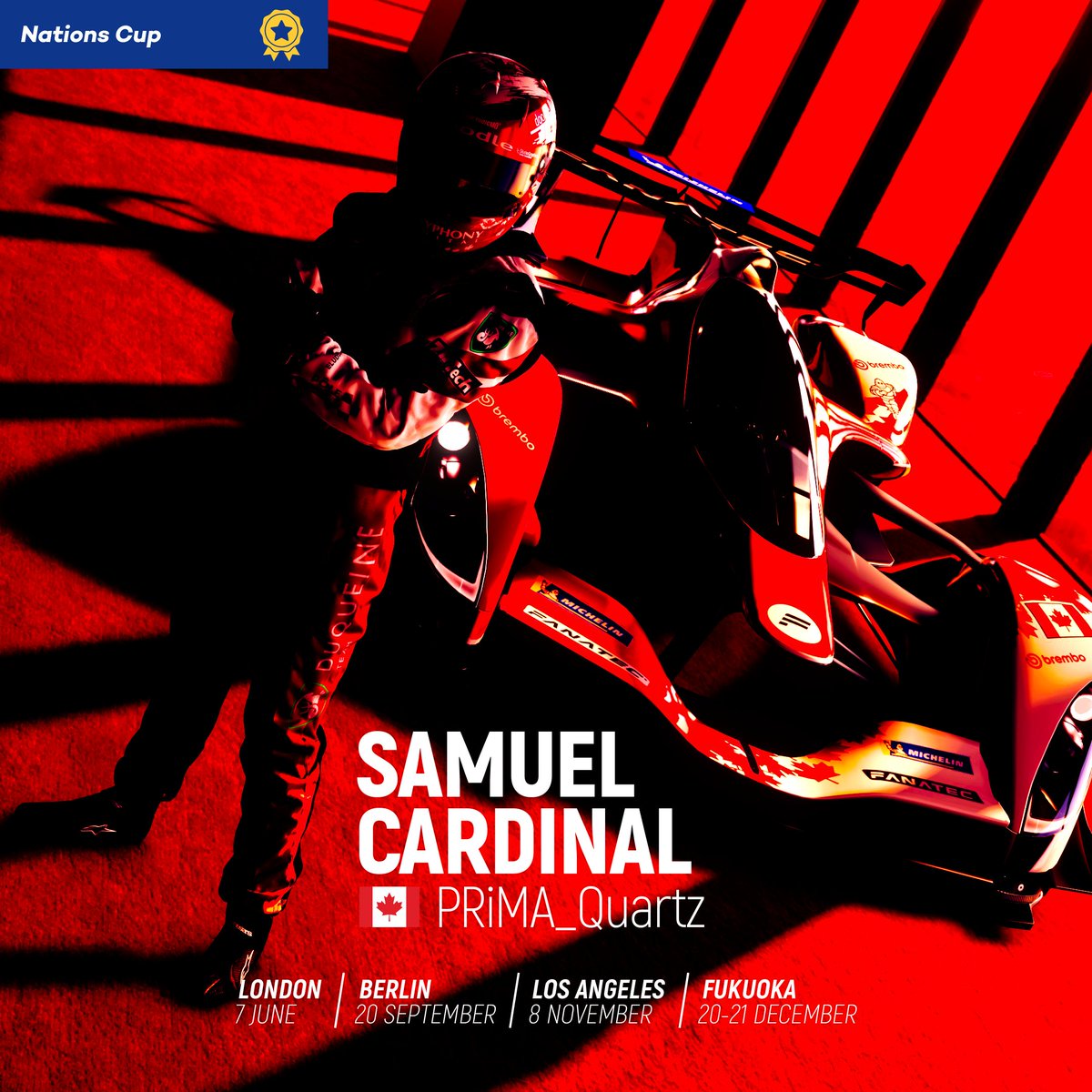 PRiMA Esports (@primaesports) on Twitter photo For his first year as eligible for Polyphony Digital competitions, Samuel qualified for both championships. We’ll be seeing him at every live event leading up to the World Finals! Congratulations to him! 👏
Next round : London, June 7, 2025, Nations Cup
<a href="/_SC61/">Samuel Cardinal</a> For his first year as eligible for Polyphony Digital competitions, Samuel qualified for both championships. We’ll be seeing him at every live event leading up to the World Finals! Congratulations to him! 👏
Next round : London, June 7, 2025, Nations Cup
<a href="/_SC61/">Samuel Cardinal</a>