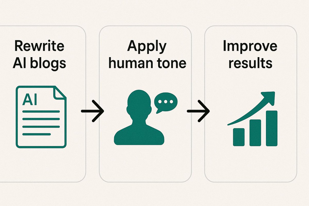 humanizeai_site's tweet image. Still posting robotic content? Time for a detox. End-of-month rewrite checklist.
#ai #paraphraser #writingtool #writing