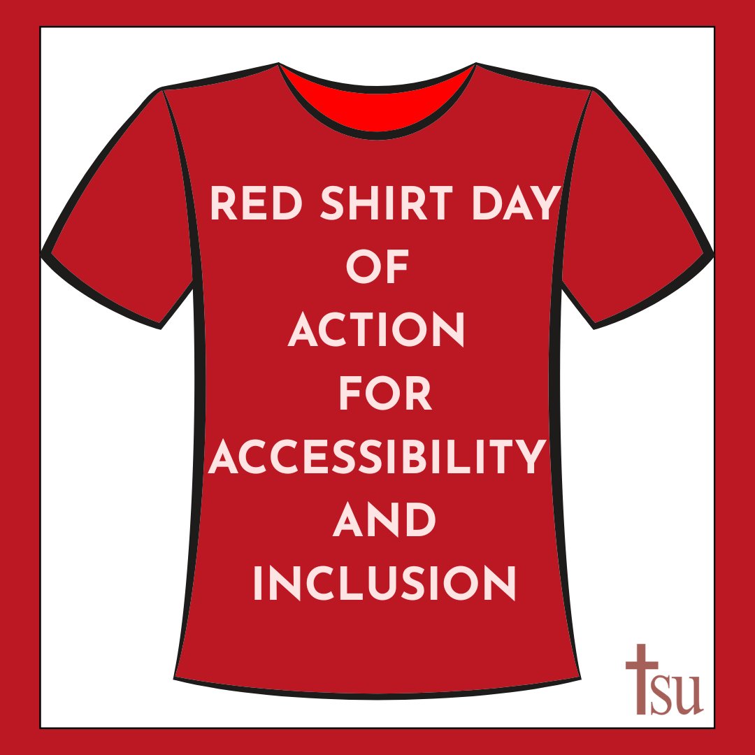 Today we wear red to show our support for people living with disabilities as we commit to creating a more accessible and inclusive Canada.