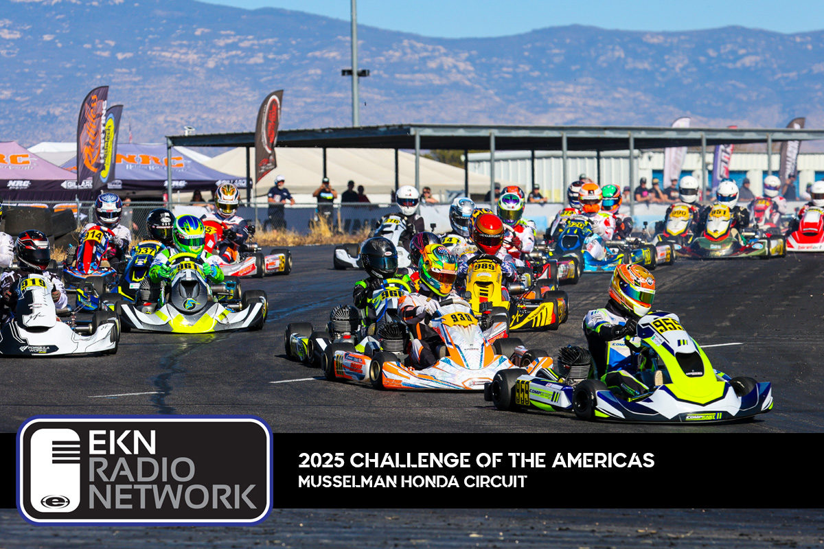 Back to the beginning of the year today on the EKN Radio Network with Challenge of the Americas from Musselman Honda Circuit.

ekartingnews.com/radio
iTunes: tinyurl.com/yce9lfrh

#EKNRadioNetwork #EKNatCOTA #TheChallenge #Tucson #karting