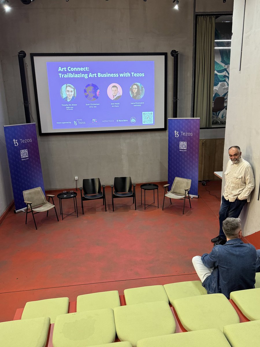 Are you ready for the Art Connect? 🩵💎

We’re gonna talk art, business and of course Tezos 💪

Will share some insights with you afterwards 🫡