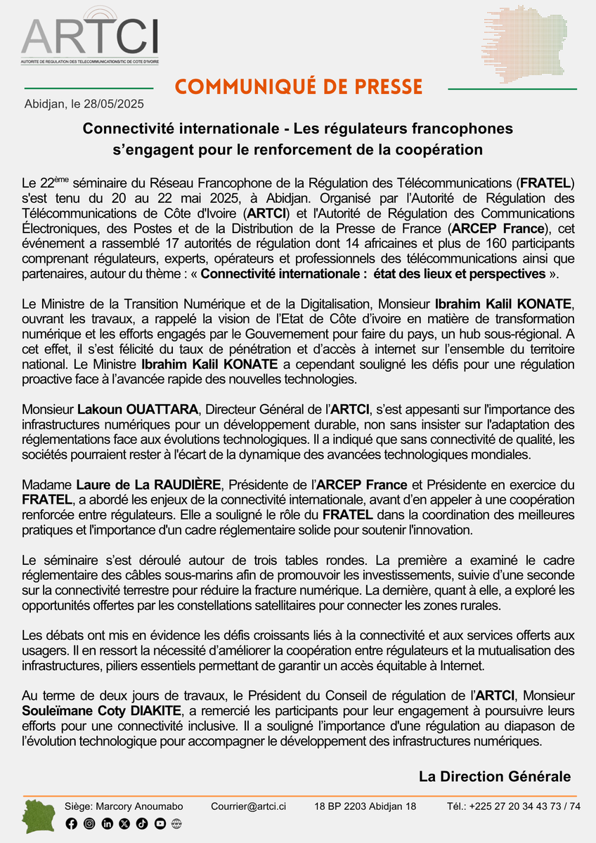 #CommuniquéDePresse