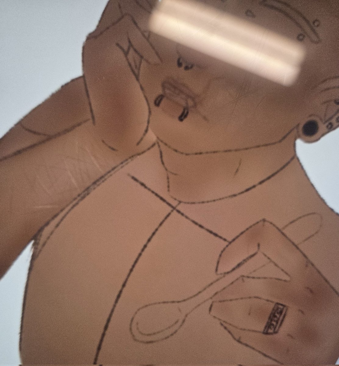 Details, drawing Ian today