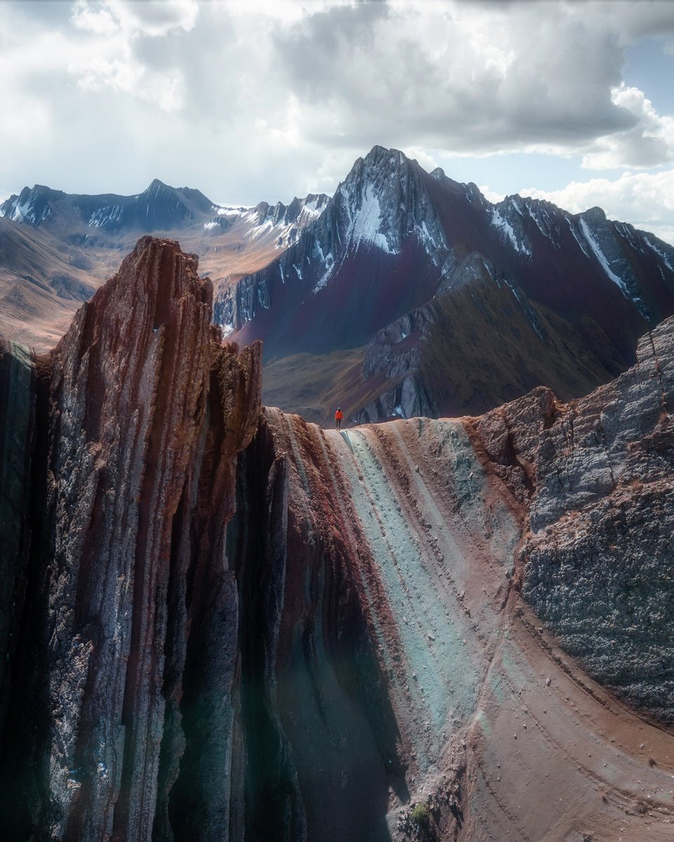 MonicaJalali's tweet photo. The magical Rainbow Mountain in Peru 🇵🇪 https://t.co/jbfhIsebG5