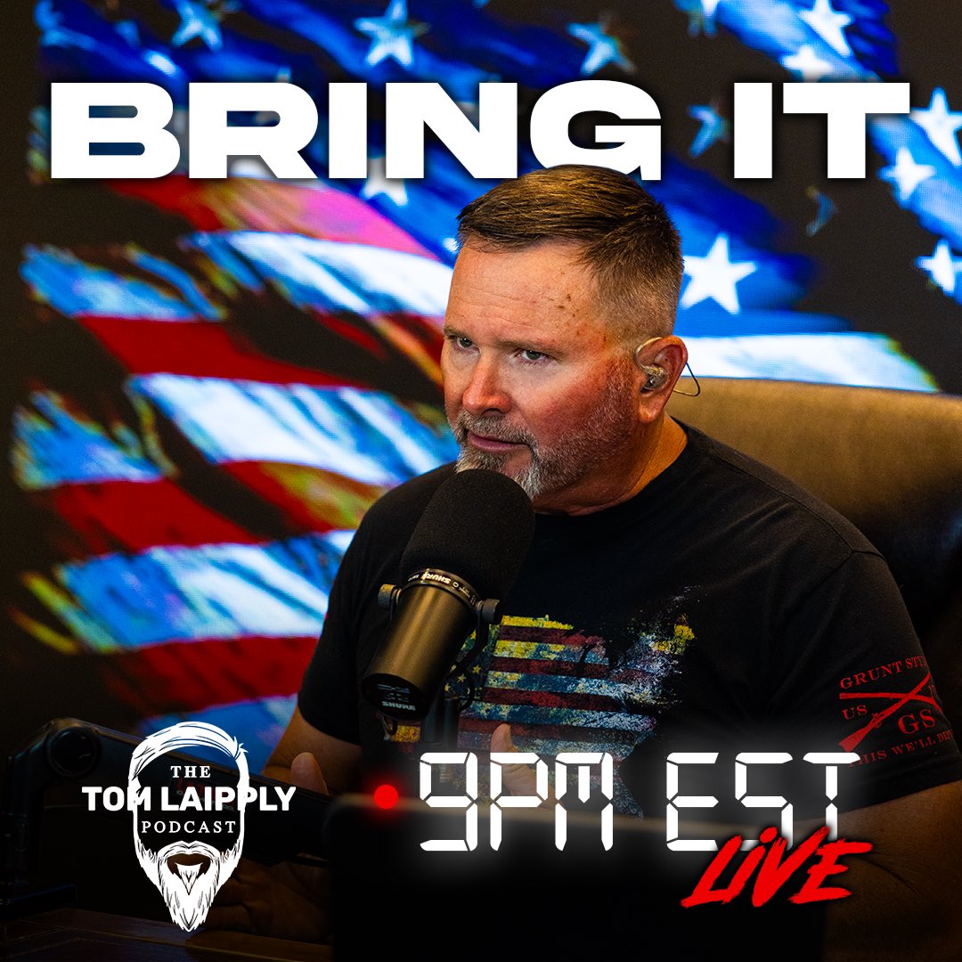 Tired of being lied to? We’re live at 9 pm EST every weeknight on Rumble.com/c/tomlaipply , BlackrobeTV, and CTN SWFL. (Fridays on CTN Nation-wide!)