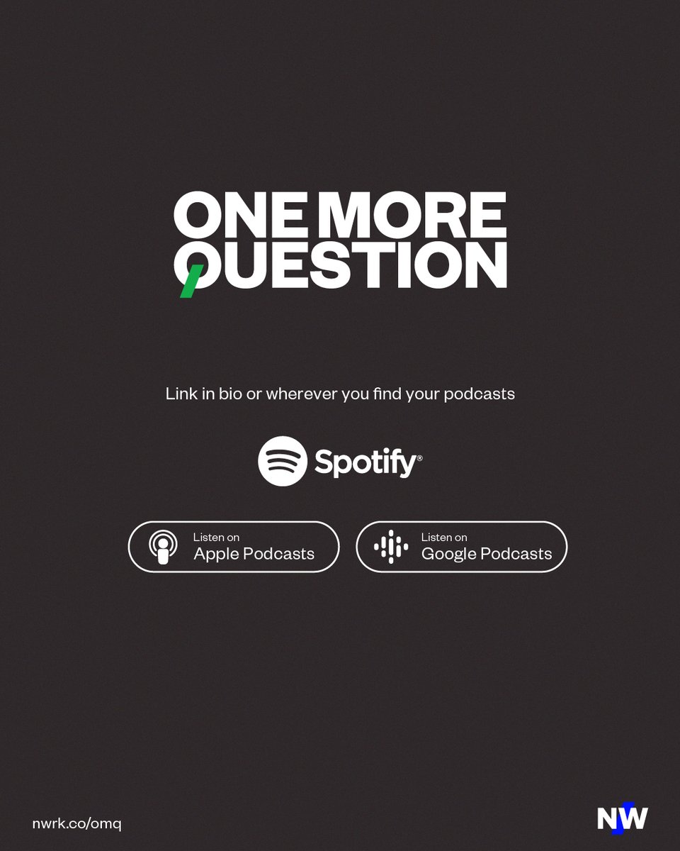 Nicework (@welovenicework) on Twitter photo New episode of One More Question, featuring <a href="/jaywilk/">Jay Wilkinson</a>, founder of Do More Good® Movement.
Jay’s on a mission to redefine capitalism. Not just for profit, but for people and purpose too.
Listen to the full episode: nwrk.co/omq-jayw New episode of One More Question, featuring <a href="/jaywilk/">Jay Wilkinson</a>, founder of Do More Good® Movement.
Jay’s on a mission to redefine capitalism. Not just for profit, but for people and purpose too.
Listen to the full episode: nwrk.co/omq-jayw