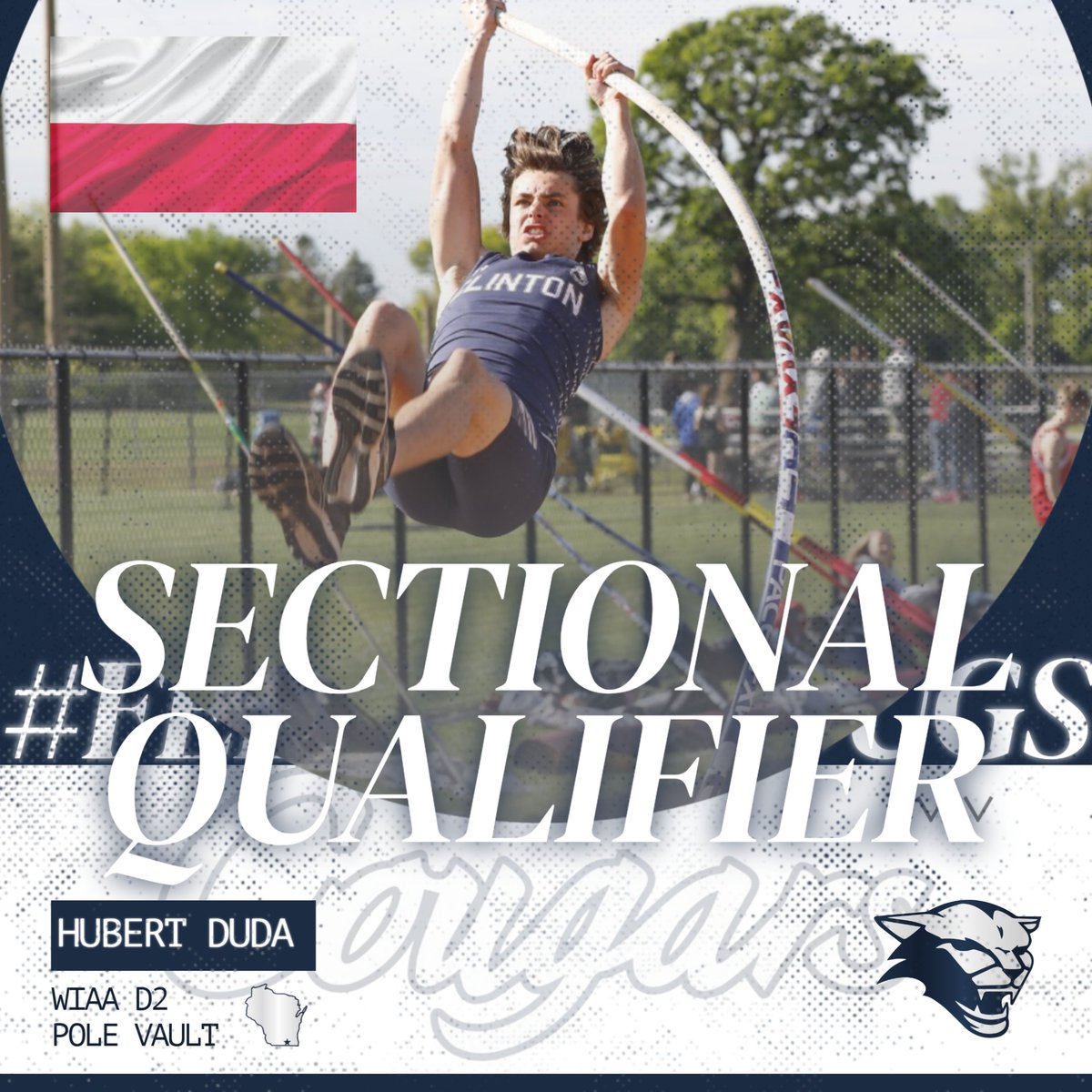 🚨SECTIONAL QUALIFIER🚨
🚨REGIONAL CHAMPION🚨

Boys Pole Vault
🇵🇱Hubert Duda🇵🇱