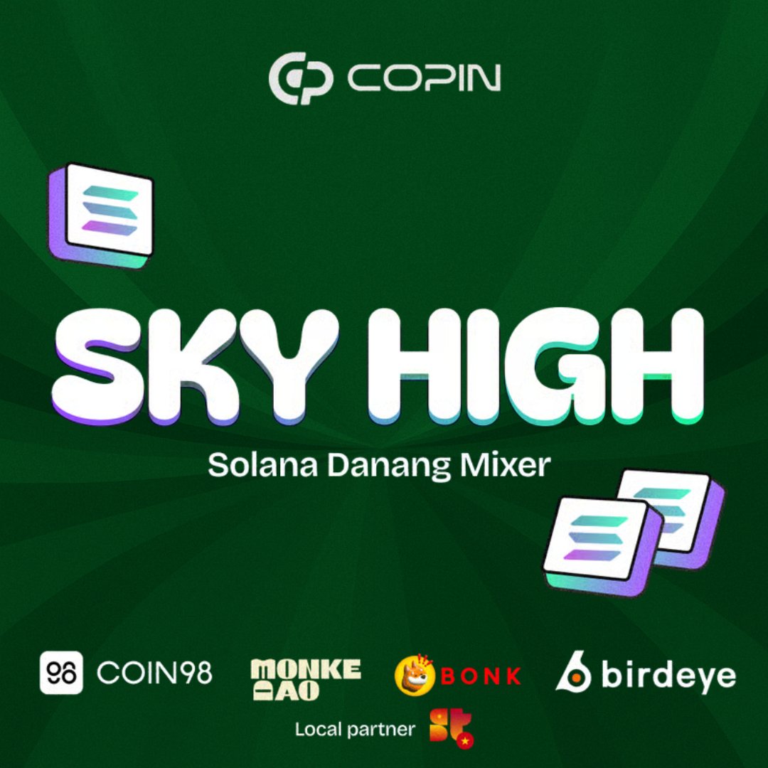 MonkeDAO🍌 (@monkedao) on Twitter photo Solana Summit Da Nang here we come! 🏝️
We are super excited to share our side event, SKY HIGH, hosted alongside fellow ecosystem partners: <a href="/Copin_io/">Copin Analyzer 📌</a>, <a href="/birdeye_so/">Birdeye</a>, <a href="/bonk_inu/">BONK!!!</a>, <a href="/coin98_wallet/">Coin98 Super Wallet</a> and <a href="/SuperteamVN/">Superteam Vietnam</a>!
🗓️ Jun 5, 8:00 PM
RSVP below and we'll see you there! 👇 Solana Summit Da Nang here we come! 🏝️
We are super excited to share our side event, SKY HIGH, hosted alongside fellow ecosystem partners: <a href="/Copin_io/">Copin Analyzer 📌</a>, <a href="/birdeye_so/">Birdeye</a>, <a href="/bonk_inu/">BONK!!!</a>, <a href="/coin98_wallet/">Coin98 Super Wallet</a> and <a href="/SuperteamVN/">Superteam Vietnam</a>!
🗓️ Jun 5, 8:00 PM
RSVP below and we'll see you there! 👇
