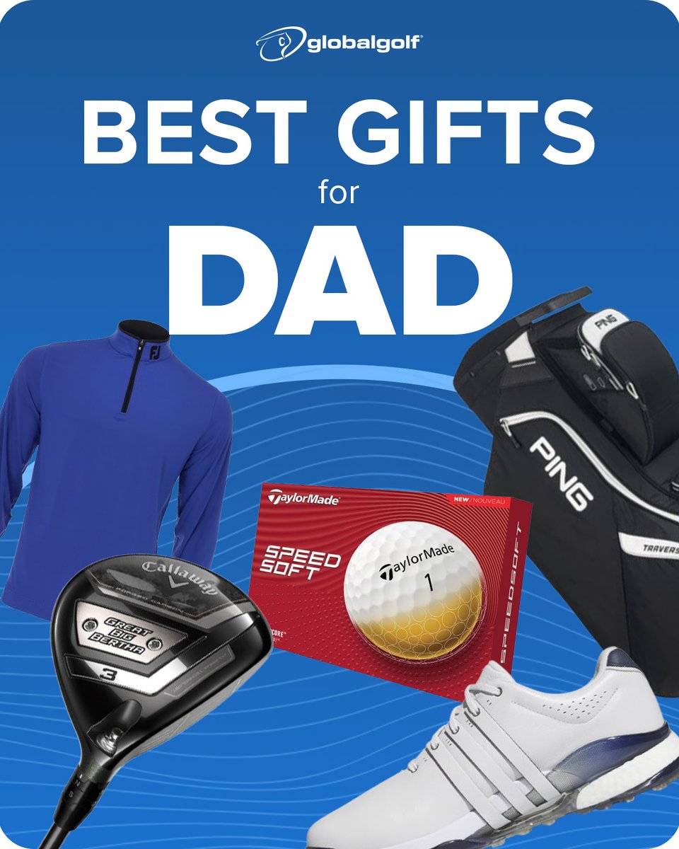 Father's Day is right around the corner! 🥳

Give dad the gift of golf with GlobalGolf.com! 🏌️‍♂️

Shop Now ➡️ globalgolf.com/promo/?oid=1586

#GlobalGolf #BestDealsInGolf #SpringSavings #FathersDay #GiftsforDad #BestGiftsinGolf