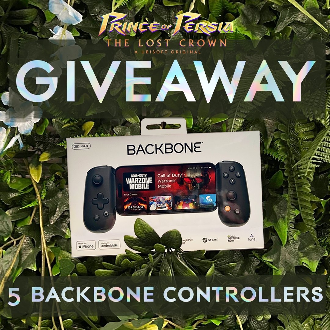🎉BACKBONE GIVEAWAY🎉
Enter for a chance to win either a lightning or USB-C backbone controller.

To enter:
Like and repost this post
Follow the Prince of Persia X page
Comment 👾 for USB-C or ⚡ for lightning

Winners will be selected in 24 hours!