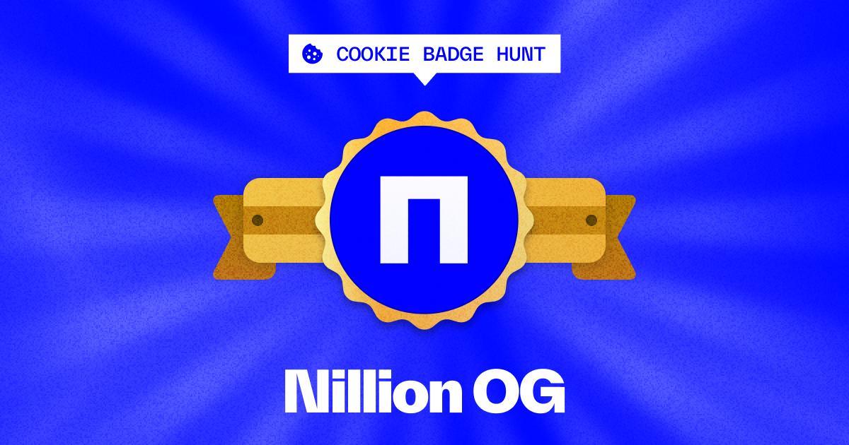 Nillion Ecosystem (@nillioneco) on Twitter photo Oh so you love Nillion, huh!
Do you have the Nillion OG Badge on <a href="/cookiedotfun/">Cookie DAO 🍪</a>?
Don't just tell, prove 👇 Oh so you love Nillion, huh!
Do you have the Nillion OG Badge on <a href="/cookiedotfun/">Cookie DAO 🍪</a>?
Don't just tell, prove 👇