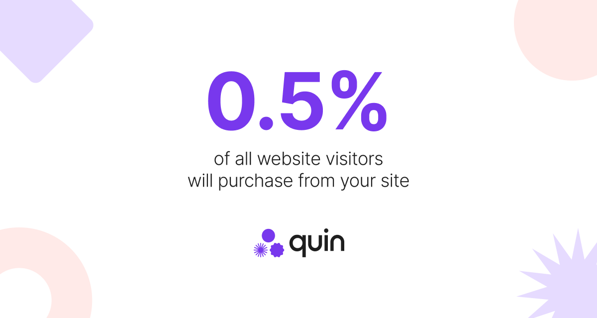 TheQuinAI's tweet photo. 🚨Only 0.5% of your website visitors convert🚨

That means 99.5% walk away. Why? Because most sites treat every visitor the same. Quin AI uses real-time behavioral personalization to change that. 

Book a demo today👉 https://t.co/EwcQ6qmHx2  

#CRO #BehavioralAI #CX https://t.co/4NtcU1Z1it