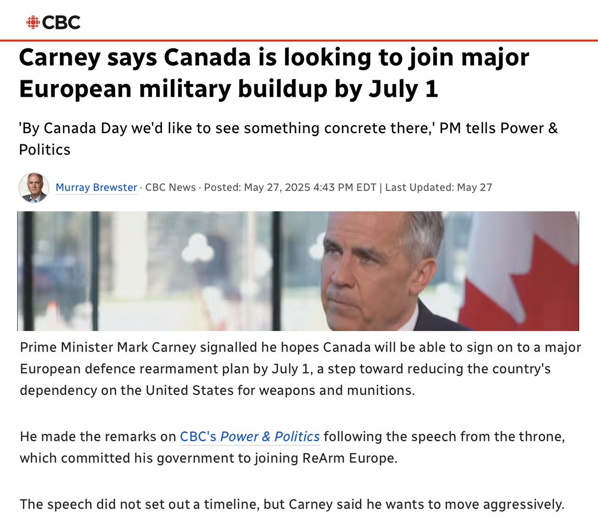 Hey <a href="/MarkJCarney/">Mark Carney</a> —

You’re not taking my children or grandchildren for your foreign war in Ukraine.

If you’re so committed, send your own kids to the slaughter first.

I speak for millions of Canadians.

We will not comply.

Got that?