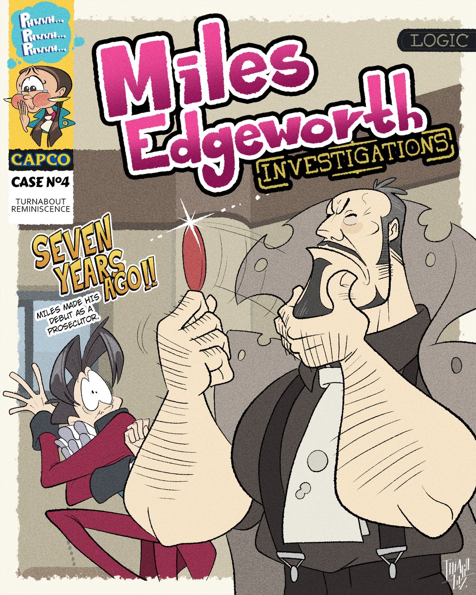Thiago Luz (@thi4go_luz) on Twitter photo Today marks 16 years since the release of #AceAttorneyInvestigations #MilesEdgeworth
for the Nintendo DS in Japan.
Here are some #comicbook covers I made for each case.
#cartoon <a href="/aceattorneygame/">Ace Attorney</a> Today marks 16 years since the release of #AceAttorneyInvestigations #MilesEdgeworth
for the Nintendo DS in Japan.
Here are some #comicbook covers I made for each case.
#cartoon <a href="/aceattorneygame/">Ace Attorney</a>