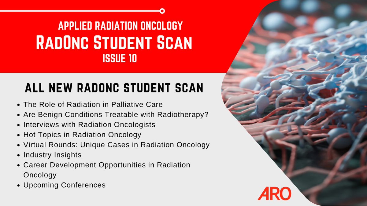 Applied_RadOnc's tweet photo. New RadOnc Student Scan out now!
ππ https://t.co/H4ZUYvOBtA
Hot topics in rad onc, virtual rounds (unique cases in radiation oncology), industry insights and more!
#RadOnc #RadOncStudent
@AnthonyAlanis01 @LauraMaule3 @SylviaChoo5 @William_Tyree13 @hamaadgohar07 https://t.co/W4ougNFqHV