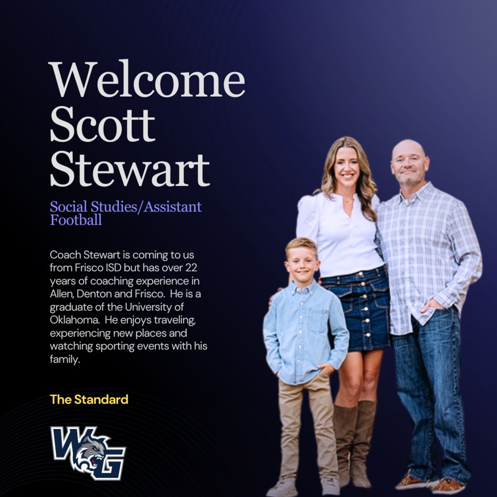 Walnut Grove High School (@walnutgrovehs) on Twitter photo We would also like to welcome another amazing addition to our teaching and coaching staff, Coach Scott Stewart! #TheStandard <a href="/ProsperISD/">Prosper ISD</a> <a href="/TothDustin/">Dustin Toth</a> We would also like to welcome another amazing addition to our teaching and coaching staff, Coach Scott Stewart! #TheStandard <a href="/ProsperISD/">Prosper ISD</a> <a href="/TothDustin/">Dustin Toth</a>