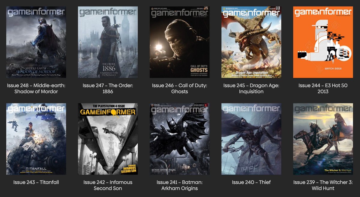 gameinformer's tweet photo. Important reminder!

Sign up for a https://t.co/dSzJ6AC3sU account to get access to the digital magazine archive, dating back to 2012 (with older issues on the way). You'll also receive our newsletter where you'll learn how to get access to the absolute best pricing on a new Game Informer Magazine print or digital subscription, set to launch in the coming days! https://t.co/fsFgkWW2ht
