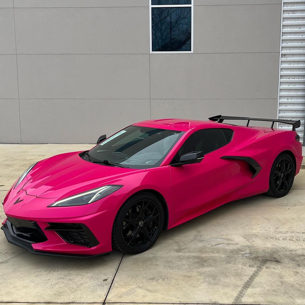 MetroRestyling's tweet photo. Pink with purpose. 💖🏁

This Corvette C8 is turning every head in KPMF K75400 Gloss Momentum Pink.

Wrapped by @heritageautostyling

#metrorestyling #paintisdead #carwrap #carwraps #vinylwrap #vinylwraps #corvettec8 #c8wrap #momentumpink #pinkwrap #kpmfwrap #glosswrap https://t.co/OtchlBBEbj