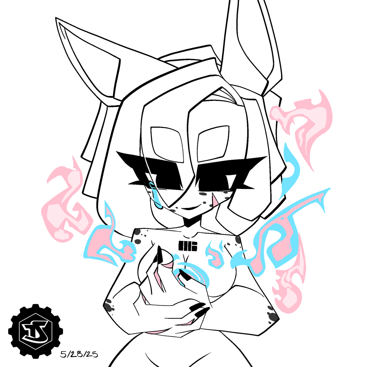 DieselTTV's tweet photo. A year ago today, a girl's new flame kindled to life. Today marks my first Re-Birthday. 5/28 🐶🏳️‍⚧️
#DieselDraws https://t.co/sep6dzzR6h