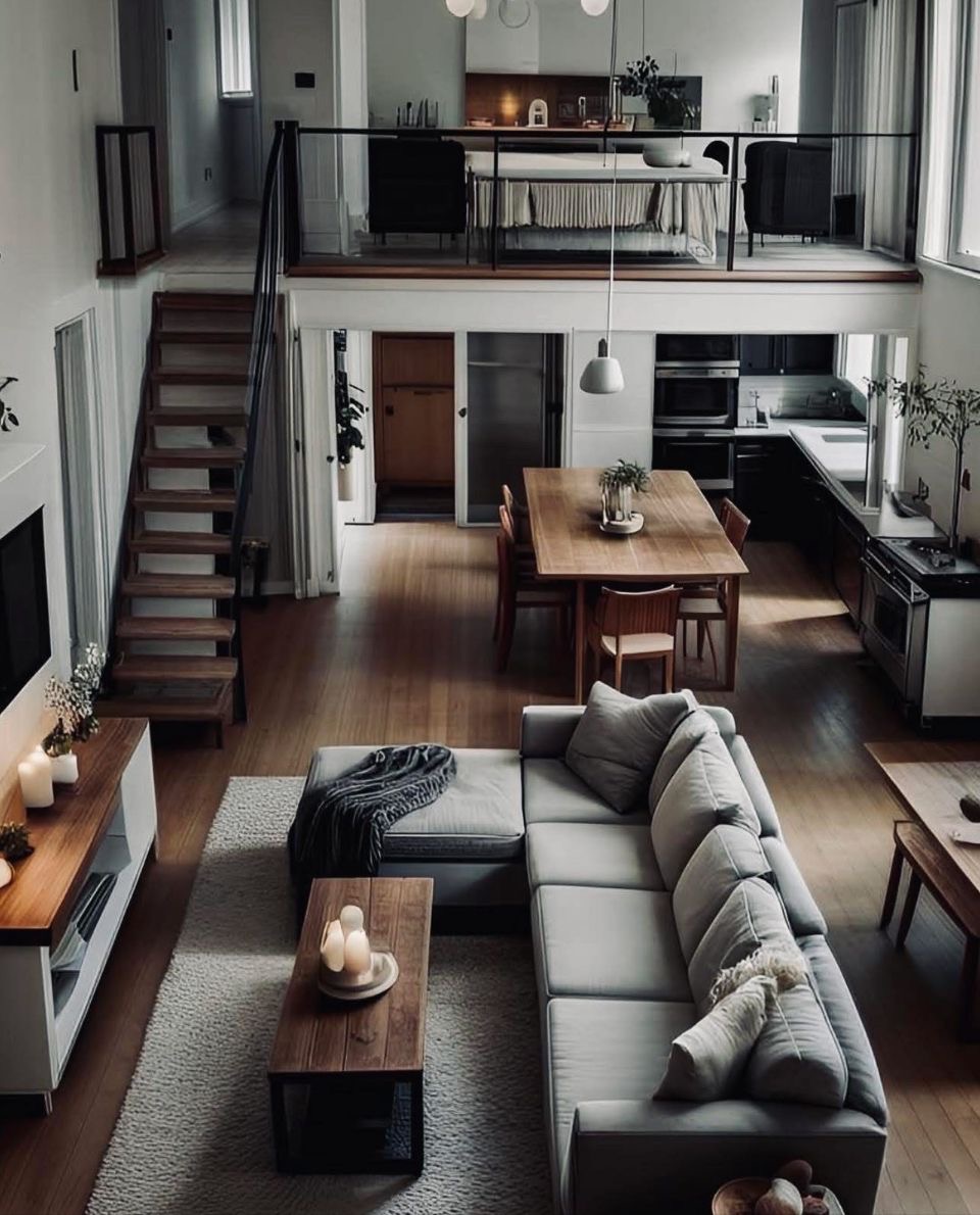 Perfect loft apartment.