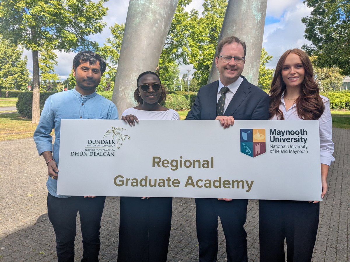 Department of Further and Higher Education (@deptoffhed) on Twitter photo Minister <a href="/lawlessj/">James Lawless</a> today launched the <a href="/MaynoothUni/">Maynooth University</a> -<a href="/DkIT_ie/">DkIT</a> Regional Graduate Academy, which will offer structured PhD programmes supervised by DkIT staff, with doctoral students jointly registered at both institutions and receiving their degree from Maynooth University. Minister <a href="/lawlessj/">James Lawless</a> today launched the <a href="/MaynoothUni/">Maynooth University</a> -<a href="/DkIT_ie/">DkIT</a> Regional Graduate Academy, which will offer structured PhD programmes supervised by DkIT staff, with doctoral students jointly registered at both institutions and receiving their degree from Maynooth University.
