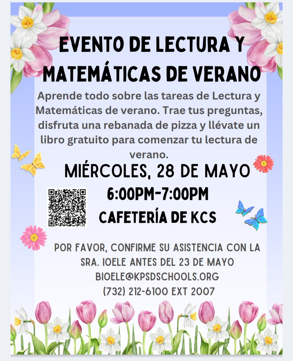 Tonight, 6-7 pm at the Keyport Central School cafeteria