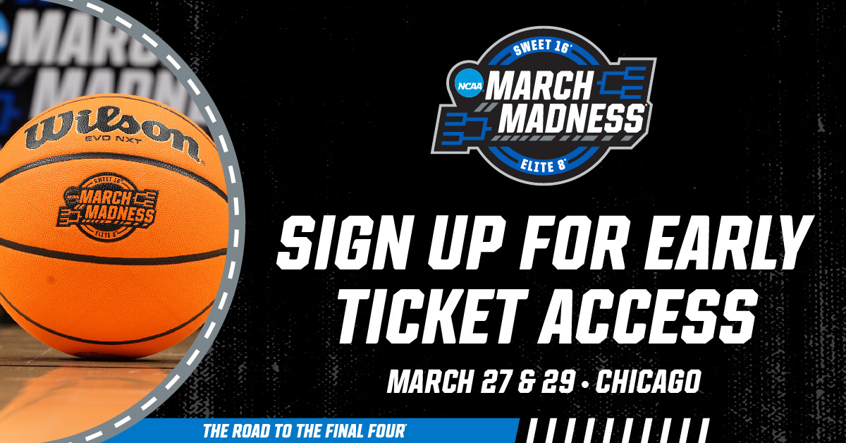March Madness returns to Chicago in 2026! 🏀💫

Experience the action live—sign up now for exclusive presale opportunities!
cloud.mail2.ncaa.com/championships?…