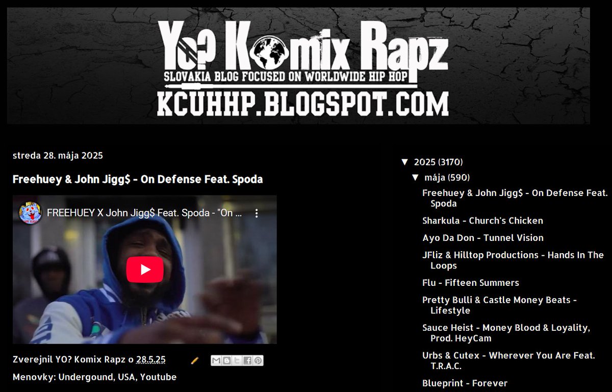 New Video
Freehuey &amp; John Jigg$ - On Defense Feat. Spoda kcuhhp.blogspot.com/2025/05/freehu…