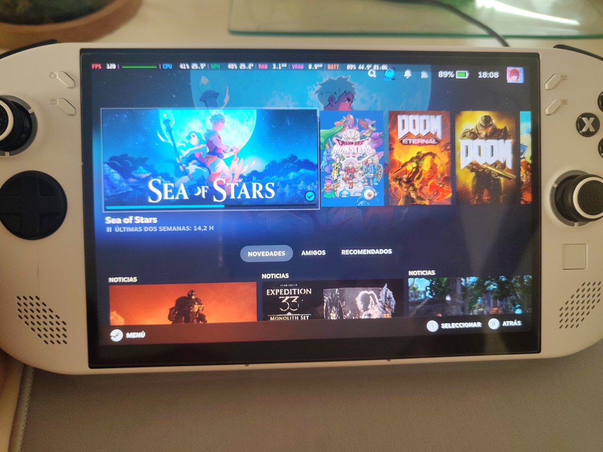 HeLionT13's tweet image. Pues acabo de instalar #SteamOS en la Lenovo Legion Go S (z1 extreme). Qué ganas tenía de volver a experimentar la comodidad que tenía con la Steam deck. 🤩🙏